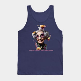 Iris Apfel fashion Tank Top